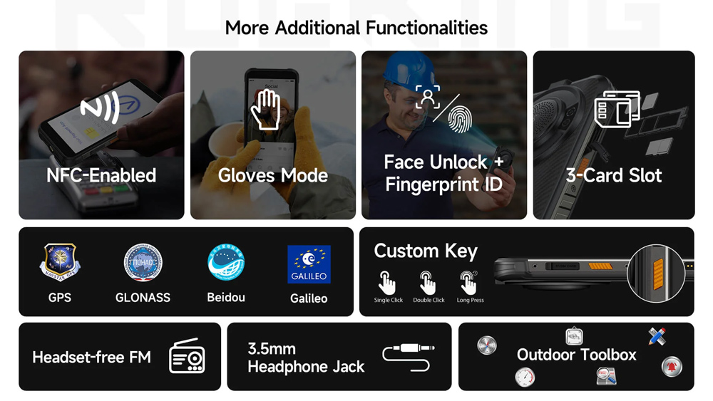 ULEFONE - ULEFONE smartphone RugKing με ηχείο 3.5W