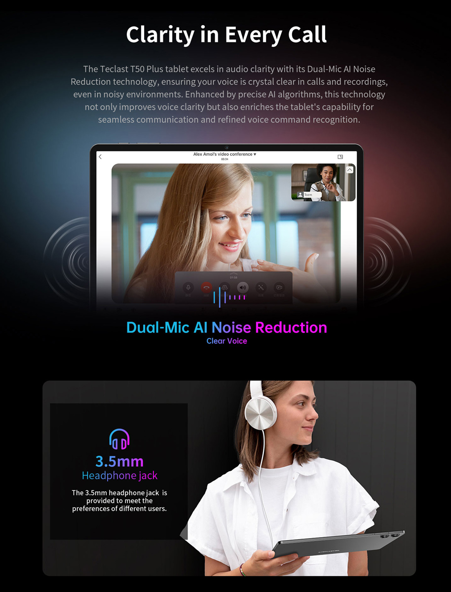 TECLAST - TECLAST tablet T50 Plus με πληκτρολόγιο/στυλό αφής/θήκη