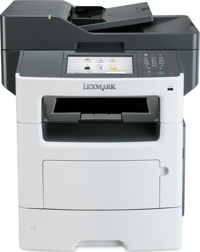 LEXMARK used MFP Printer MX611DHE, laser, mono, low toner & drum